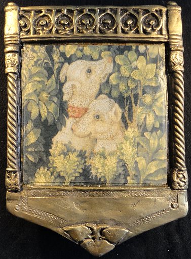 puppies from Unicorn tapestry
